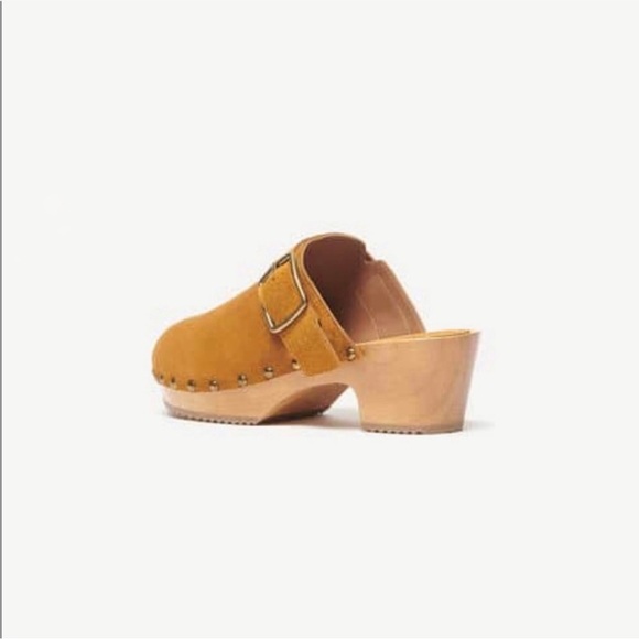 Ba&sh Paris yellow suede clogs - Picture 4 of 10